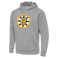 NHL Boston Bruins Antigua Victory Pullover Hoodie - Heather Gray