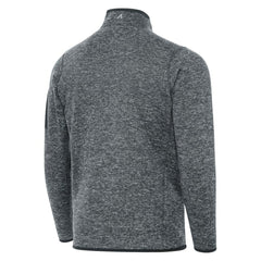 NHL St. Louis Blues Antigua Fortune Quarter-Zip Pullover Jacket - Heather Gray