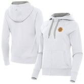 NHL Boston Bruins Antigua Women's Victory Full-Zip Hoodie - White