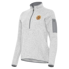 NHL Boston Bruins Antigua Women's Fortune Half-Zip Pullover - Heather Gray