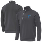 NHL St. Louis Blues Antigua Generation Quarter-Zip Pullover Top - Pewter