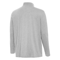 NHL St. Louis Blues Antigua Hunk Lightweight Quarter-Zip Pullover - Heather Gray