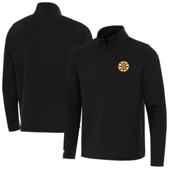 NHL Boston Bruins Antigua Insider Quarter-Zip Pullover - Black