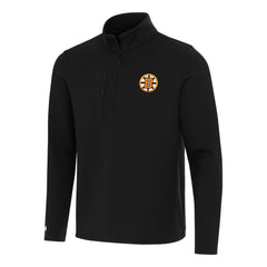 NHL Boston Bruins Antigua Insider Quarter-Zip Pullover - Black