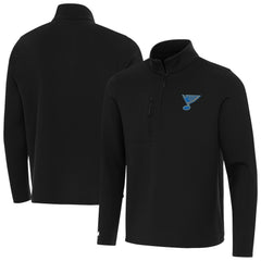 NHL St. Louis Blues Antigua Insider Quarter-Zip Pullover - Black