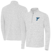 NHL St. Louis Blues Antigua Cause Quarter-Zip Jacket - Gray