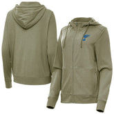 NHL St. Louis Blues Antigua Women's Seeker Full-Zip Hoodie - Olive