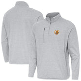 NHL Boston Bruins Antigua Certain Tri-Blend Quarter-Zip Top - Heather Gray