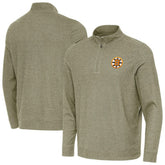 NHL Boston Bruins Antigua Subtle Quarter-Zip Sweatshirt - Olive