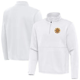 NHL Boston Bruins Antigua Twist Quarter-Zip Pullover Jacket - White