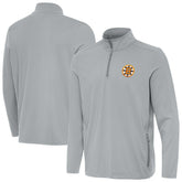 NHL Boston Bruins Antigua Perilous Quarter-Zip Sweatshirt - Gray