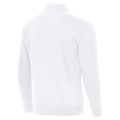 NHL Boston Bruins Antigua Victory Quarter-Zip Pullover Top - White