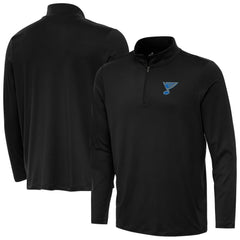 NHL St. Louis Blues Antigua Reprocess Quarter-Zip Pullover - Black