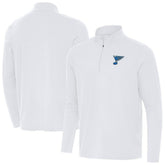 NHL St. Louis Blues Antigua Intent Quarter-Zip Top - White