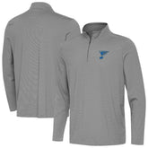 NHL St. Louis Blues Antigua Twine Quarter-Zip Pullover - Black