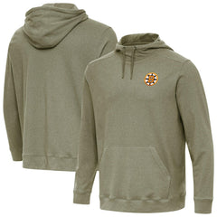 NHL Boston Bruins Antigua Cloud Pullover Hoodie - Olive