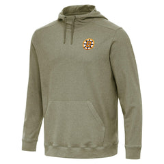 NHL Boston Bruins Antigua Cloud Pullover Hoodie - Olive
