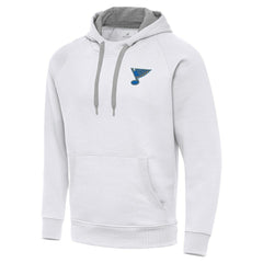 NHL St. Louis Blues Antigua Victory Pullover Hoodie - White