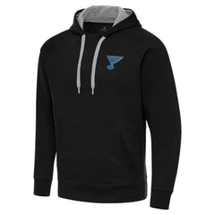 NHL St. Louis Blues Antigua Victory Pullover Hoodie - Black
