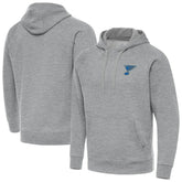 NHL St. Louis Blues Antigua Victory Pullover Hoodie - Heather Gray