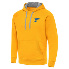 NHL St. Louis Blues Antigua Victory Pullover Hoodie - Gold