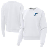NHL St. Louis Blues Antigua Women's Victory Pullover Sweatshirt - White
