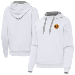 NHL Boston Bruins Antigua Women's Victory Pullover Hoodie - White
