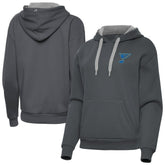 NHL St. Louis Blues Antigua Women's Victory Pullover Hoodie - Charcoal