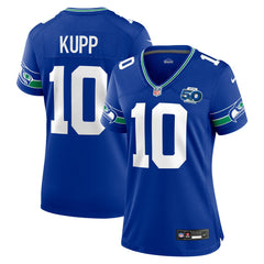 NFL Cooper Kupp Seattle Seahawks Women's Alternate 50th Season Game Jersey - Royal