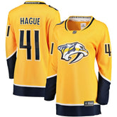 NHL Nicolas Hague Nashville Predators Fanatics Women's Home Breakaway Jersey - Gold