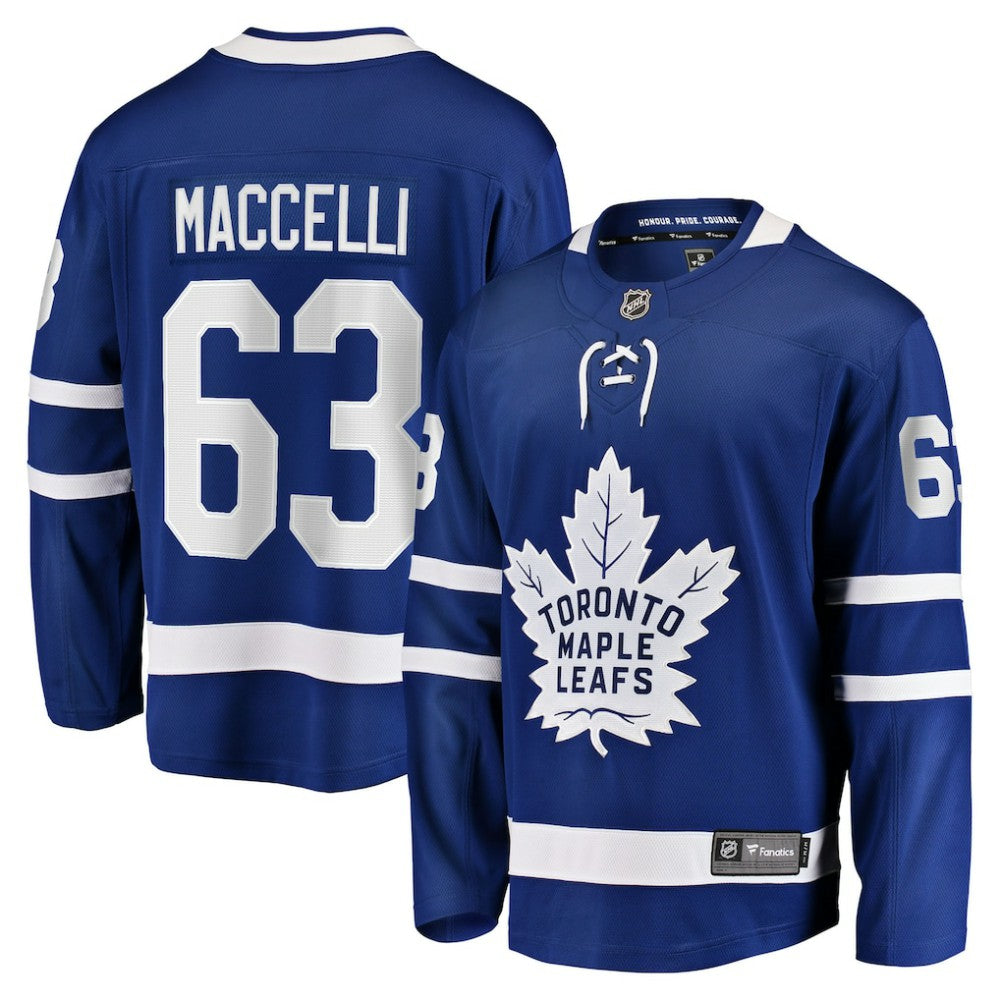 NHL Matias Maccelli Toronto Maple Leafs Fanatics Home Breakaway Jersey - Blue