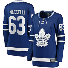 NHL Matias Maccelli Toronto Maple Leafs Fanatics Women's Home Breakaway Jersey - Blue