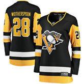 NHL Parker Wotherspoon Pittsburgh Penguins Fanatics Women's Home Breakaway Jersey - Black