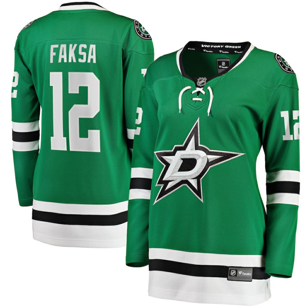 NHL Radek Faksa Dallas Stars Fanatics Women's Home Breakaway Jersey - Kelly Green