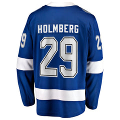 NHL Pontus Holmberg Tampa Bay Lightning Fanatics Home Breakaway Jersey - Blue