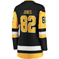 NHL Caleb Jones Pittsburgh Penguins Fanatics Women's Home Breakaway Jersey - Black
