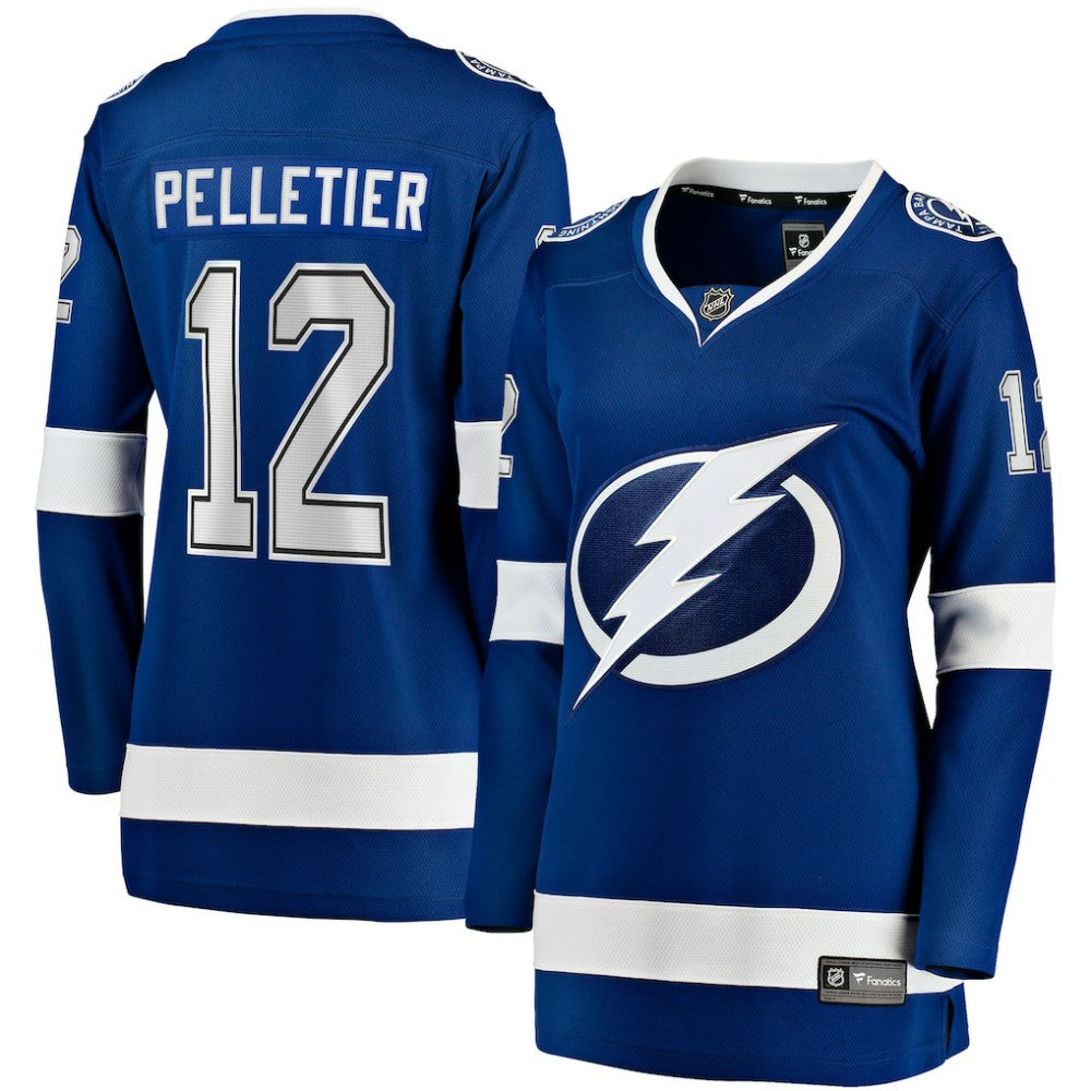 NHL Jakob Pelletier Tampa Bay Lightning Fanatics Women's Home Breakaway Jersey - Blue