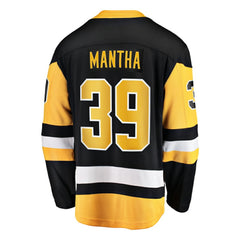 NHL Anthony Mantha Pittsburgh Penguins Fanatics Home Breakaway Jersey - Black
