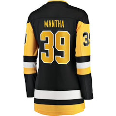 NHL Anthony Mantha Pittsburgh Penguins Fanatics Women's Home Breakaway Jersey - Black