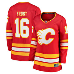 NHL Morgan Frost Calgary Flames Fanatics Women's Home Breakaway Jersey - Red