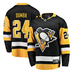 NHL Matt Dumba Pittsburgh Penguins Fanatics Home Breakaway Jersey - Black
