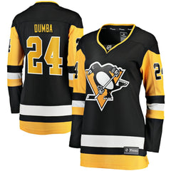NHL Matt Dumba Pittsburgh Penguins Fanatics Women's Home Breakaway Jersey - Black