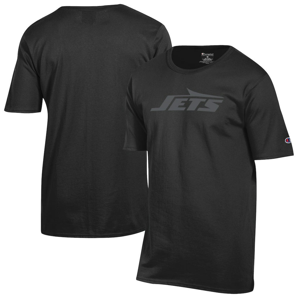 New York Jets Champion Tonal Logo T-Shirt Black