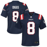 NFL Stefon Diggs New England Patriots Youth Team Game Jersey - Navy