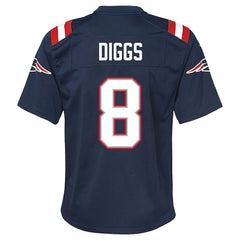 NFL Stefon Diggs New England Patriots Youth Team Game Jersey - Navy