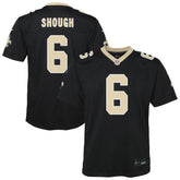 NFL Tyler Shough New Orleans Saints Youth Team Game Jersey - Black