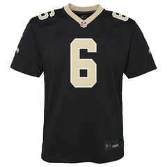 NFL Tyler Shough New Orleans Saints Youth Team Game Jersey - Black