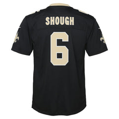 NFL Tyler Shough New Orleans Saints Youth Team Game Jersey - Black