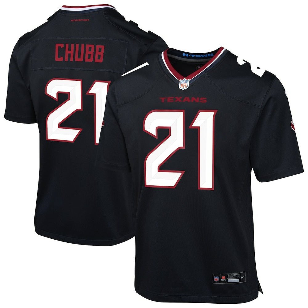 NFL Nick Chubb Houston Texans Youth Team Game Jersey - Navy