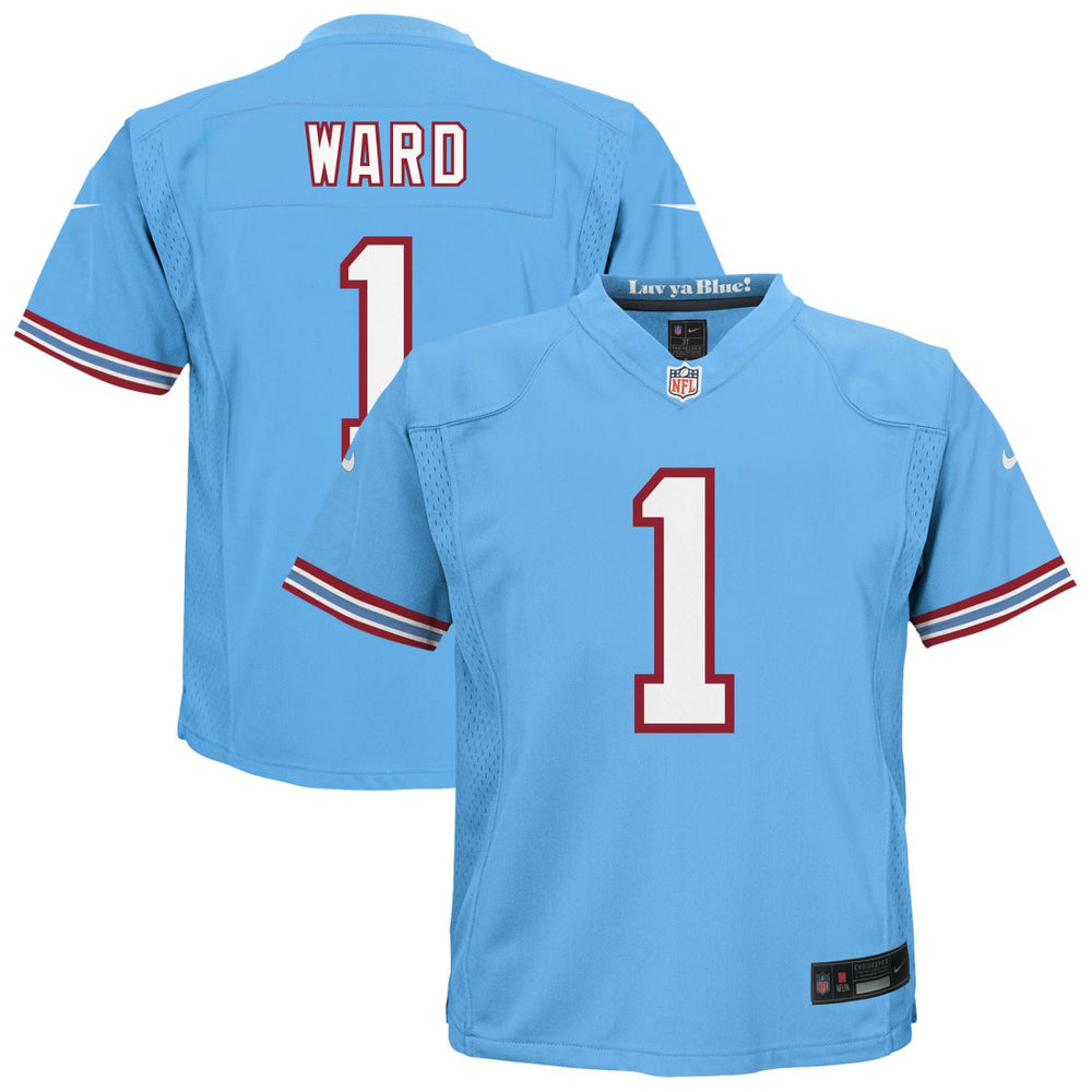 NFL Cameron Ward Tennessee Titans Preschool Alternate 2 Player Game Jersey - Light Blue